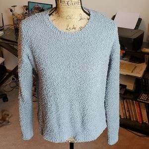 Hippie Rose seafoam green fuzzy sweater size Small
